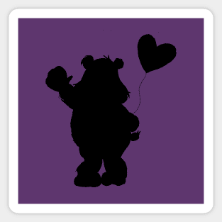 Care Bear Silhouette Sticker